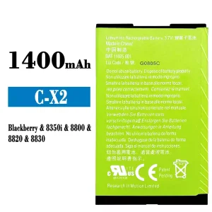 Bateria BAT-11005-001 do BlackBerry 8350i/8800/8820/8830/C-X2