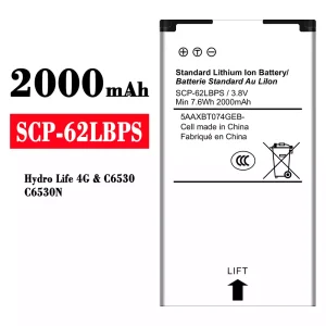 Bateria SCP-62LBPS do Kyocera Hydro Life 4G/C6530