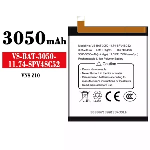 Bateria VS-BAT-3050-11.74-SPV4SC52 do VESTEL VNS Z10