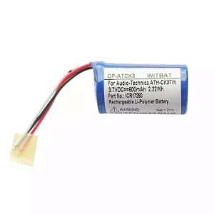 Bateria do słuchawek Audio-Technica ATH-CK3TW etui ładującego,ICR17280